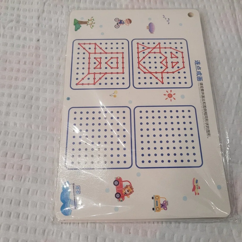 Kids Tracing Practice Set 4 Packs Dry Erase Alphabet Shapes Writing Card Ages 3+